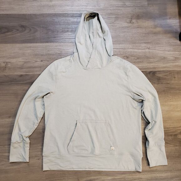 Vuori Tops - Vuori Womens Sz Large Essential Hoodie Salt Heather Cozy Soft Athleisure Sporty